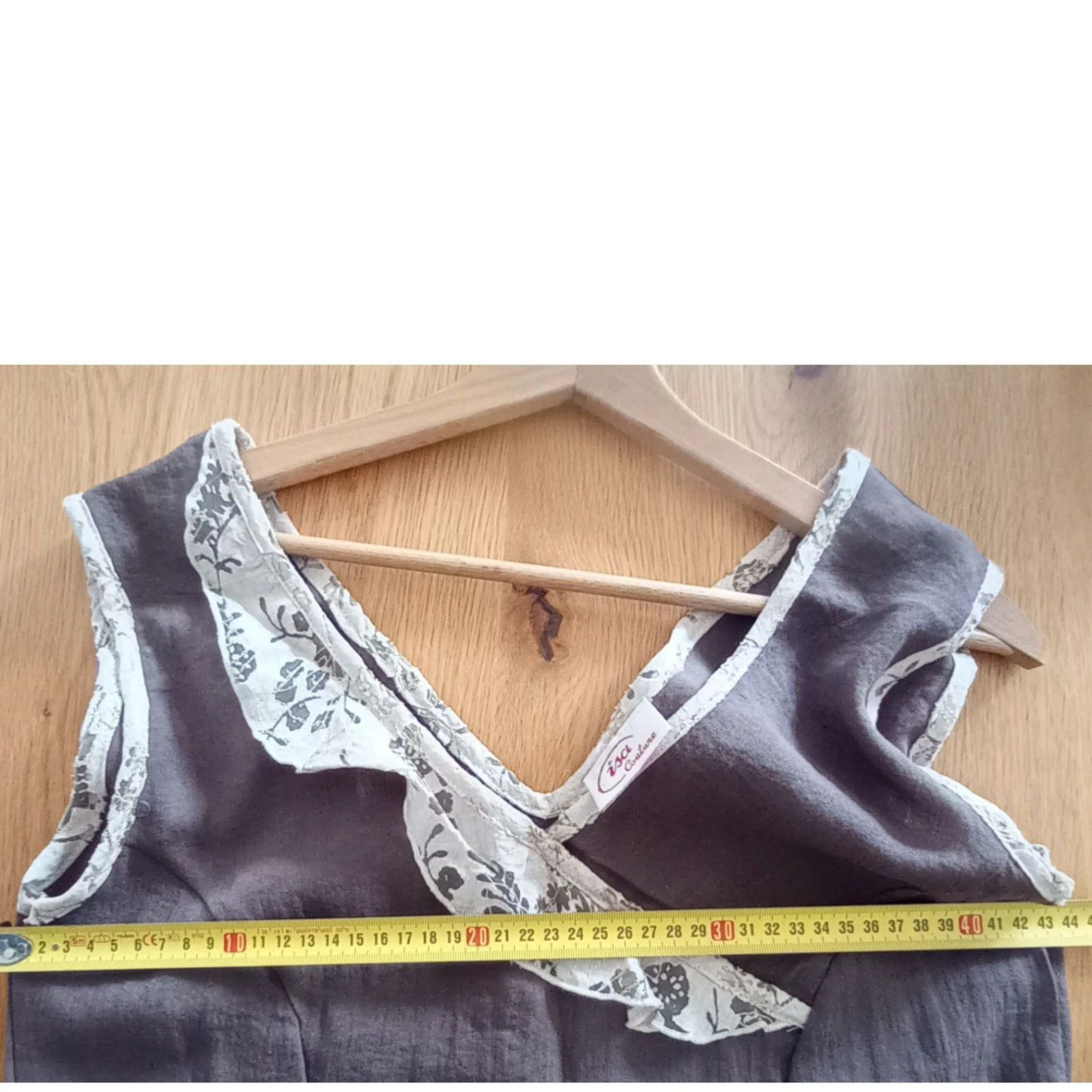 Taupe jurk maat 36 in zeer goede staat – photo 6